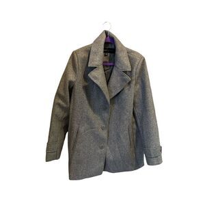 Andrew Marc Women's‎ Gray Peacoat Jacket 2XL Mid-Length Casual
